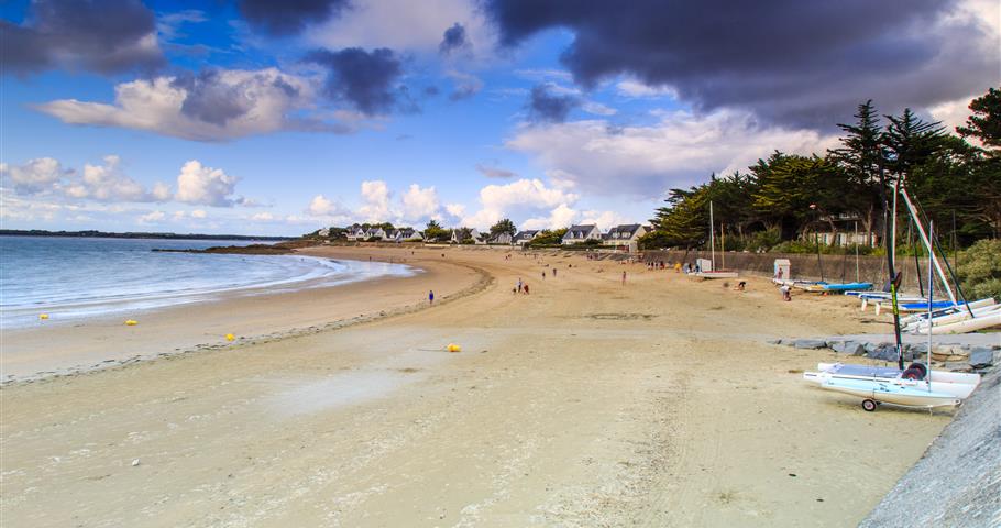 Plage de Surlock à Mesquer proche du Camping avec piscine à Mesquer Quimiac 44